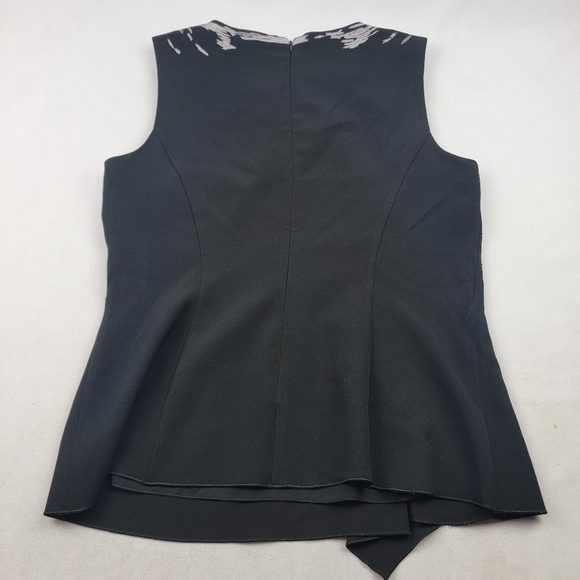 NWT Anne Klein rhinestone and sequin embroidered collar cascade front holiday to - Picture 7 of 8